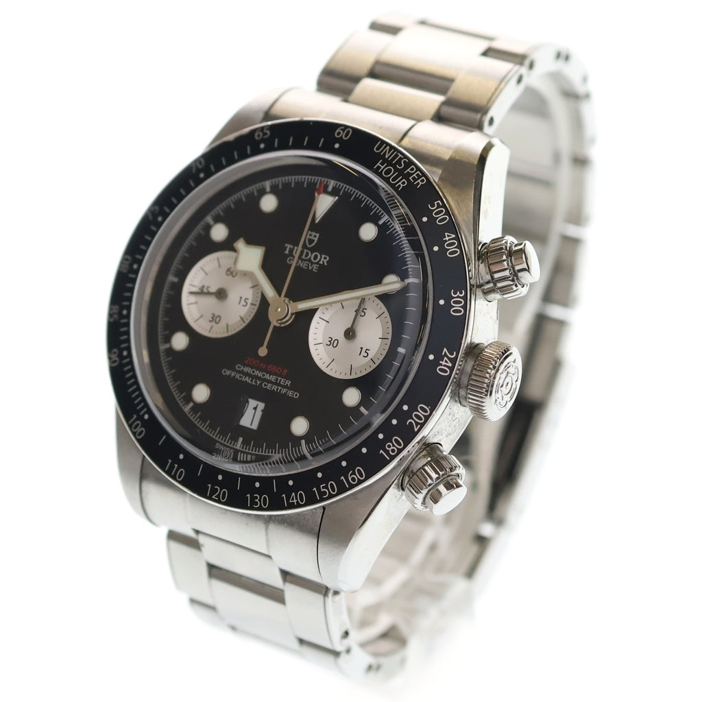TUDOR(チュードル) ブラックベイ クロノ 黒文字盤 SS/AT 2021/11/21 カード 79360N