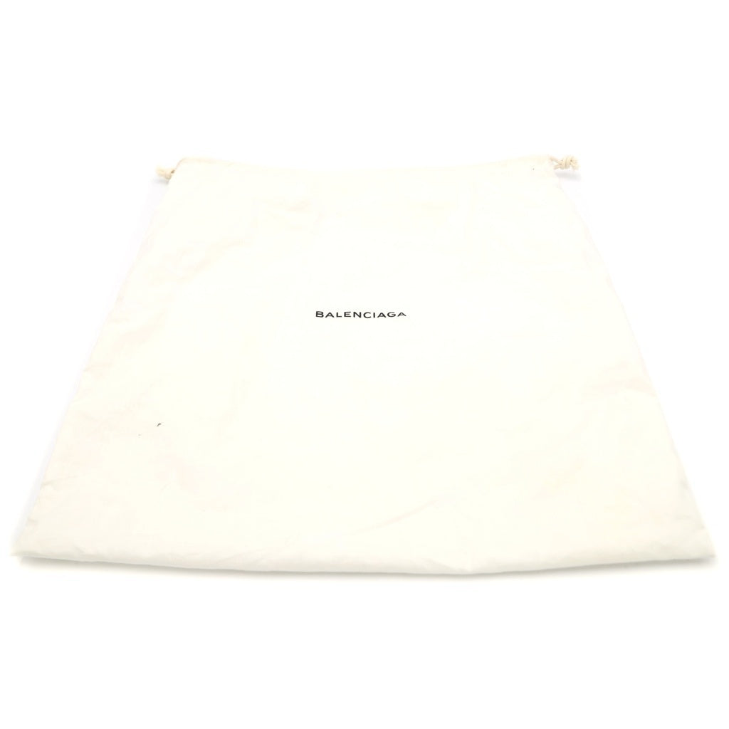 BALENCIAGA GOLF(バレンシアガゴルフ) ペーパーミニ 2WAYバッグ サイドジップ ハンドバッグ ショルダーバッグ ブラック レザー 357333 シルバー金具 レディース