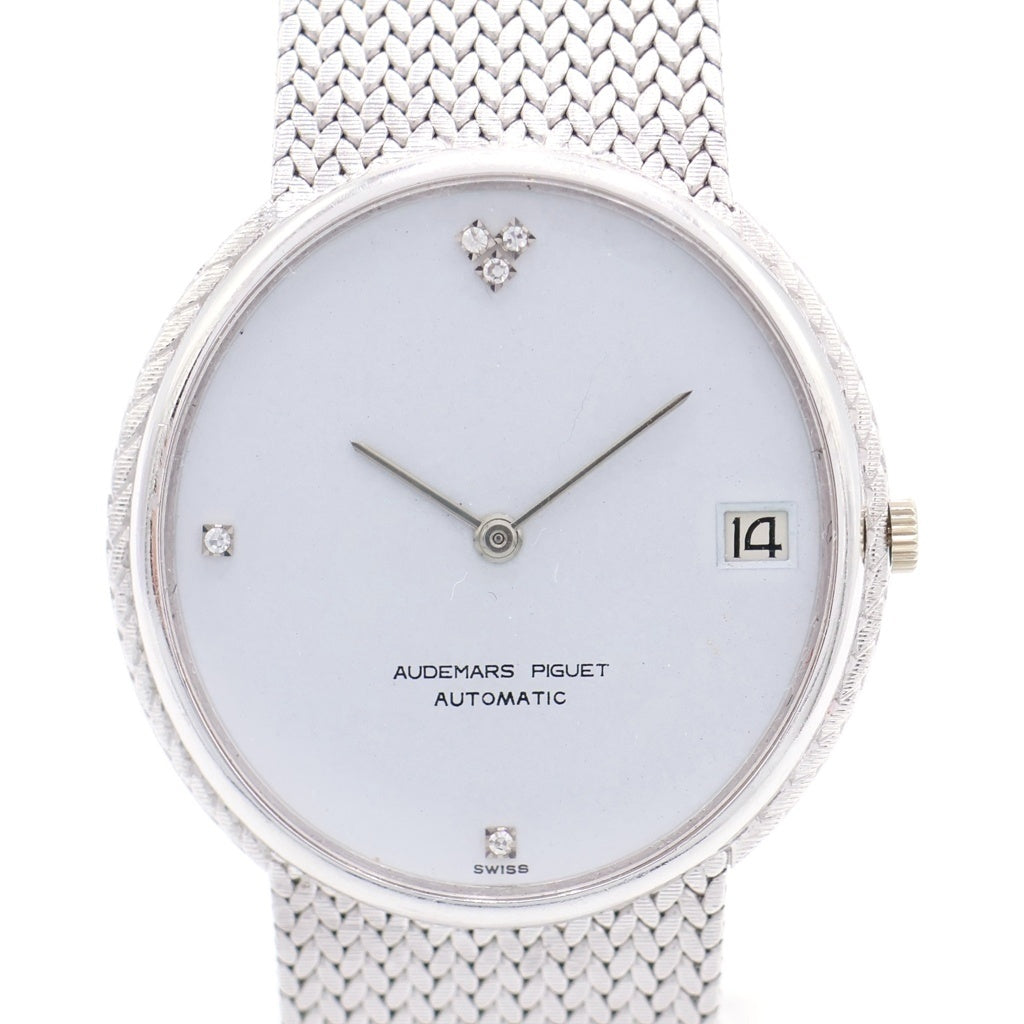 AUDEMARS PIGUET(オーデマ ピゲ) ラウンド 白文字盤 自動巻き 腕時計 K18WG ホワイトゴールド