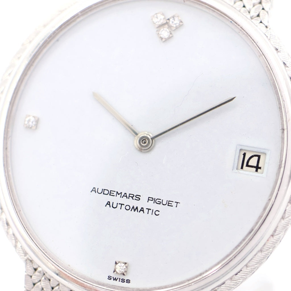 AUDEMARS PIGUET(オーデマ ピゲ) ラウンド 白文字盤 自動巻き 腕時計 K18WG ホワイトゴールド