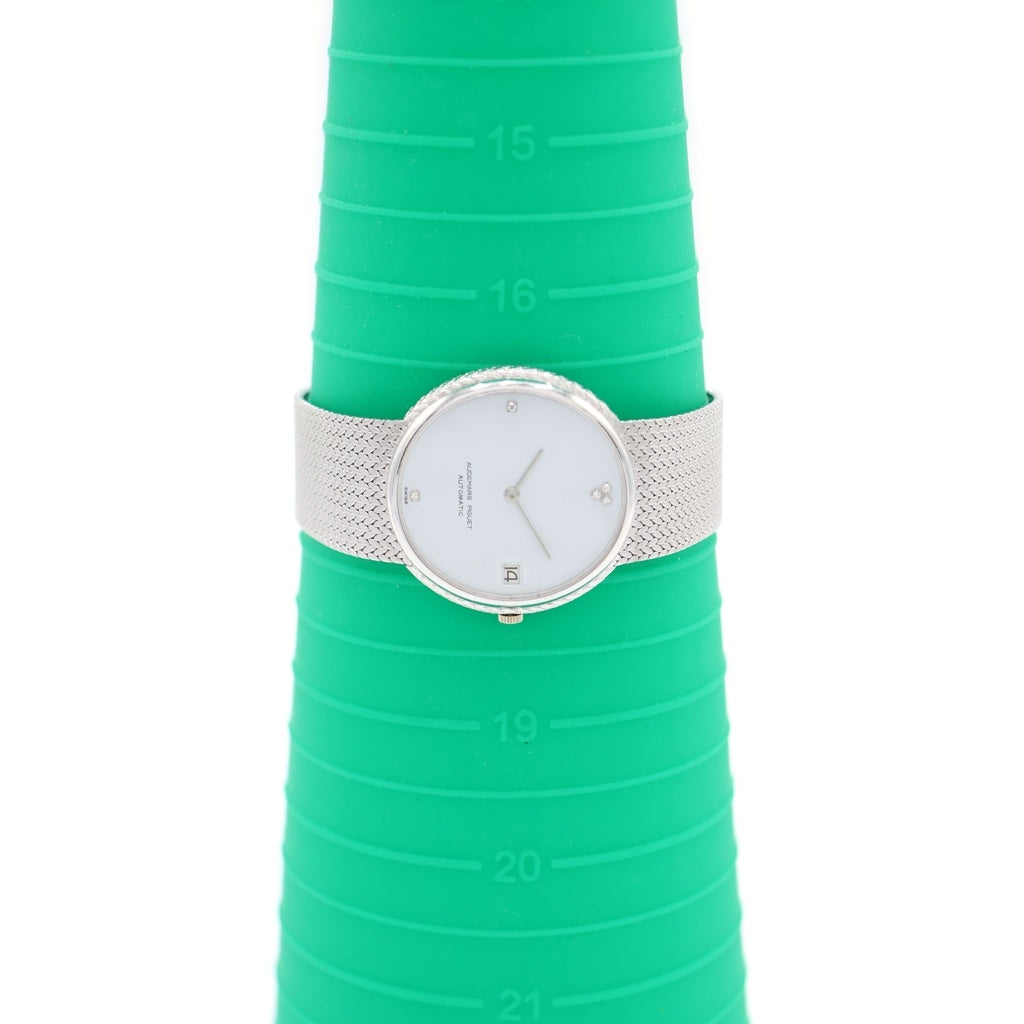 AUDEMARS PIGUET(オーデマ ピゲ) ラウンド 白文字盤 自動巻き 腕時計 K18WG ホワイトゴールド