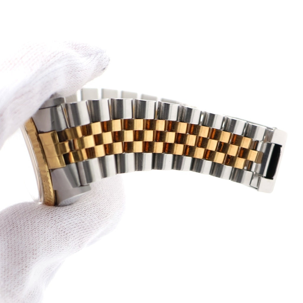 ROLEX(ロレックス) デイトジャスト 青文字盤 自動巻き 腕時計 K18YG イエローゴールド/シルバー 16233