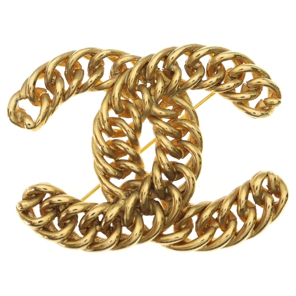 CHANEL(シャネル) ココマーク ブローチ ゴールド GP レディース