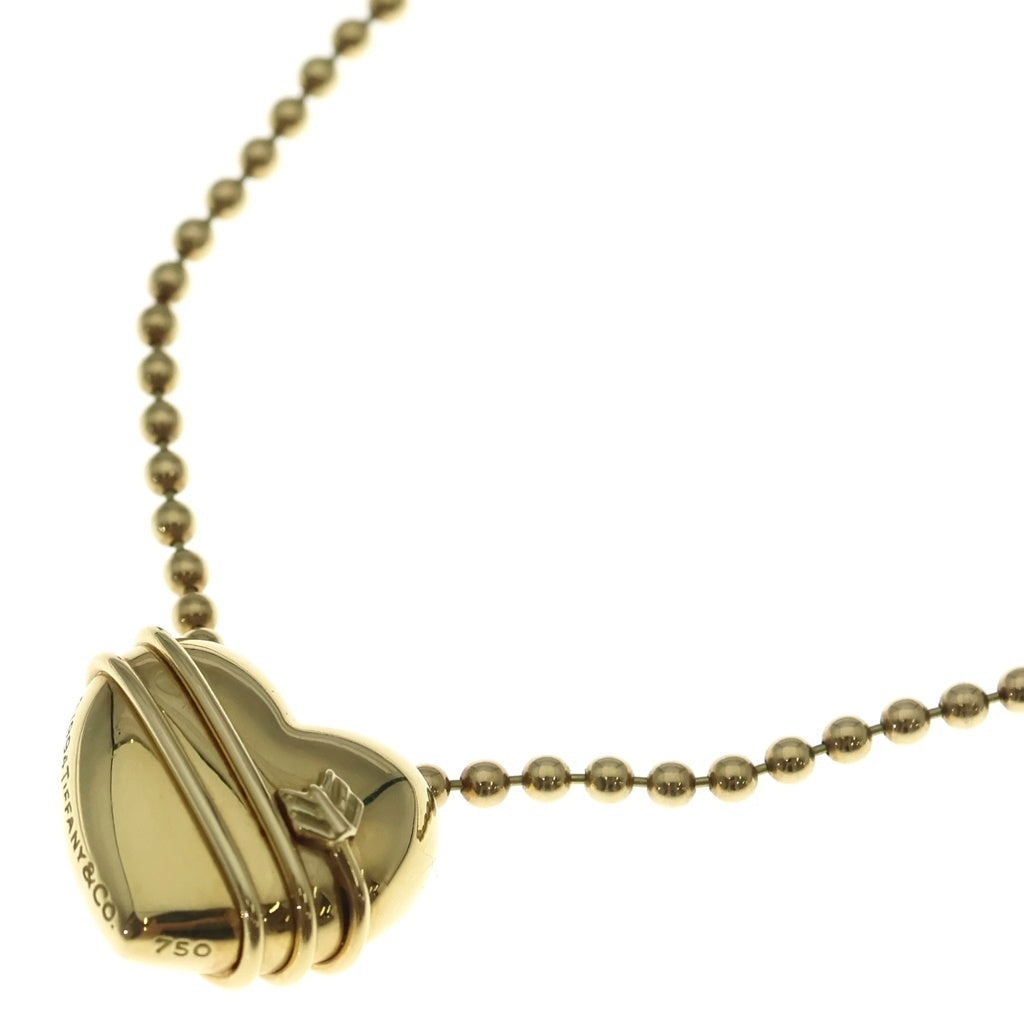 TIFFANY & Co.(ティファニー) ハートアロー ネックレス ペンダント K18YG イエローゴールド レディース