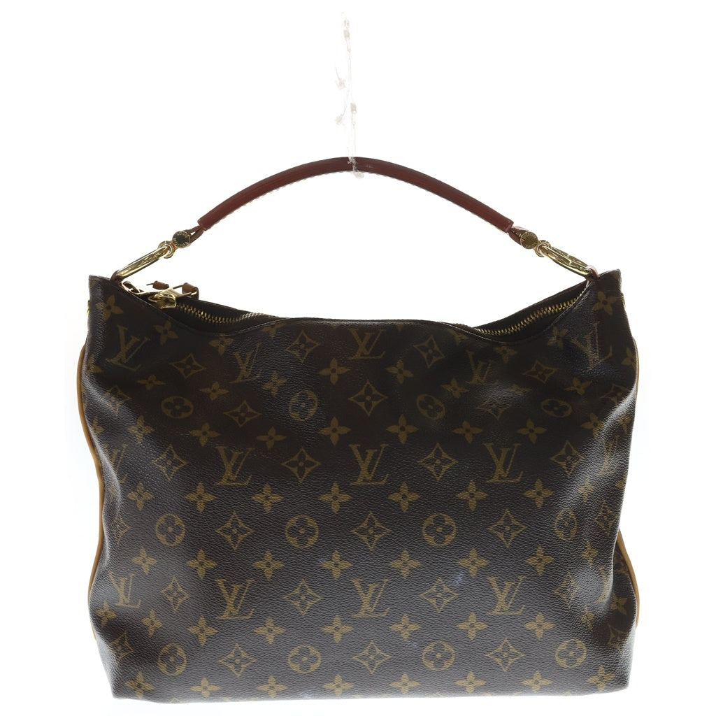 LOUIS VUITTON(ルイヴィトン) モノグラム シュリPM ハンドバッグ ブラウン レザー×PVC M40586 ゴールド金具 レディース
