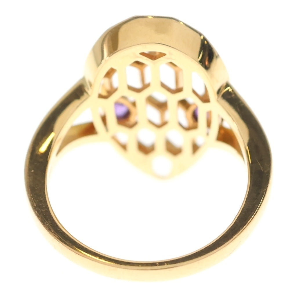 BVLGARI(ブルガリ) セルペンティ アメジストリング ピンクゴールド Au750 #53 5.6g FY92Z1