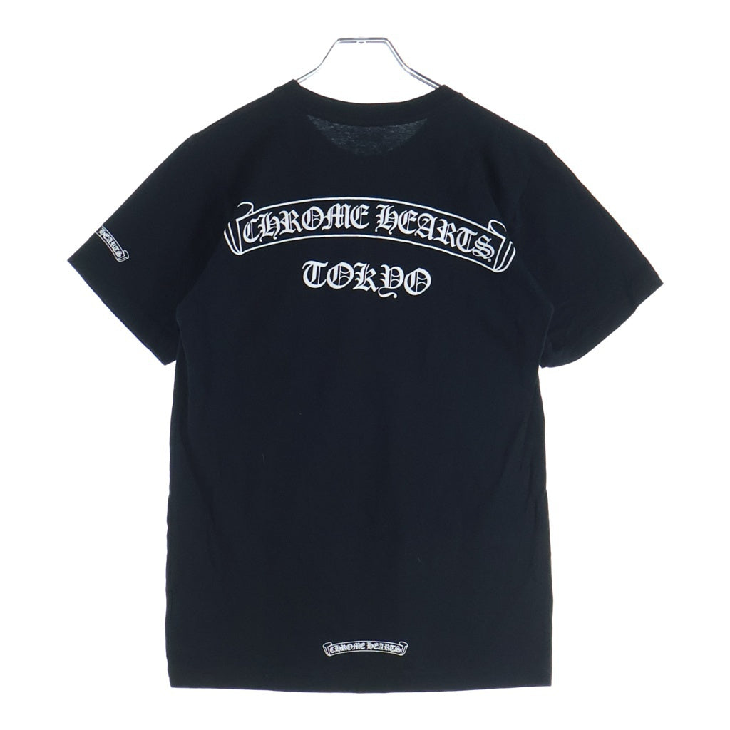 CHROME HEARTS(クロムハーツ) スクロールラベル 半袖Tシャツ ブラック #S レディース