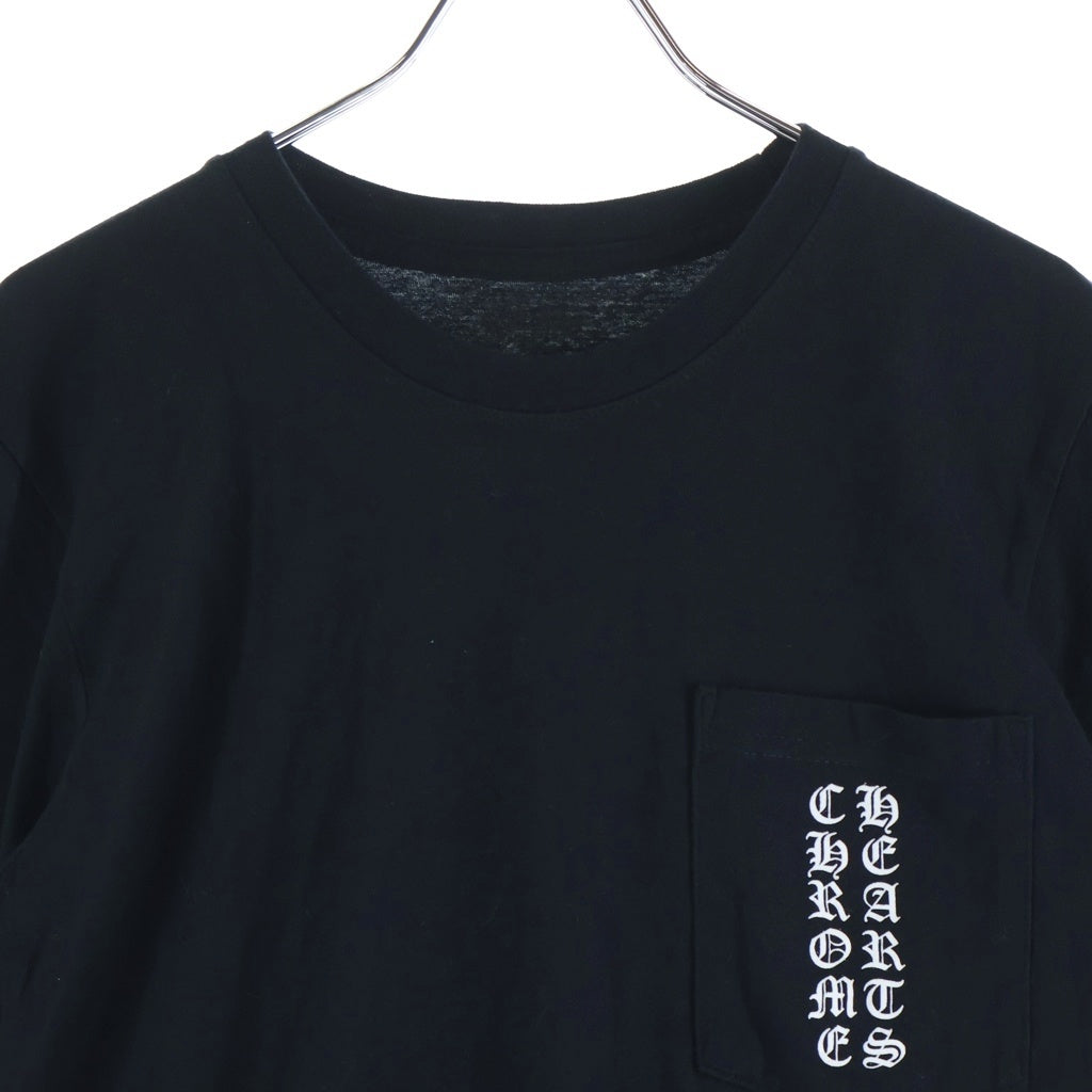 CHROME HEARTS(クロムハーツ) スクロールラベル 半袖Tシャツ ブラック #S レディース
