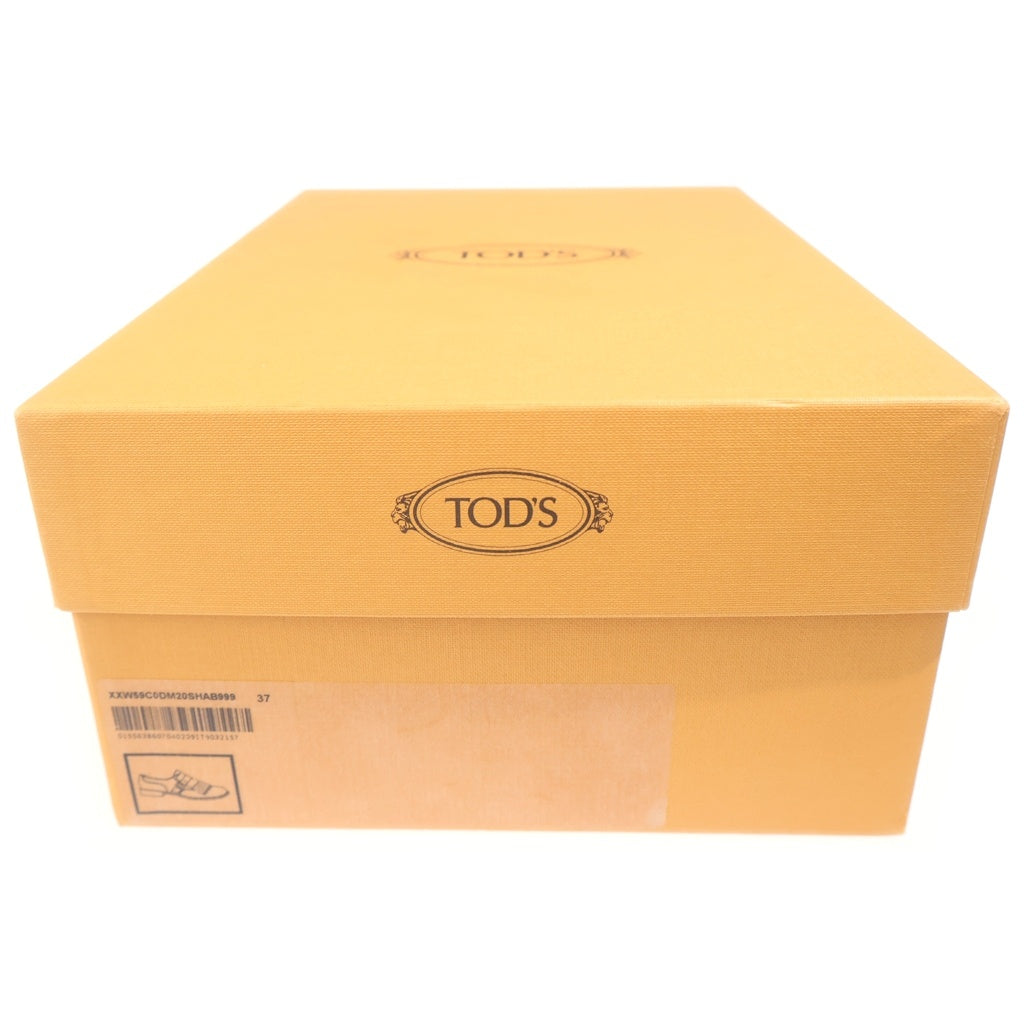TOD'S(トッズ) タッセル ローファー ブラック レザー 革靴 レディース