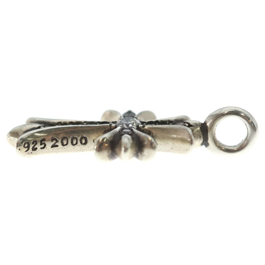 CHROME HEARTS(クロムハーツ) TNY CRSF P/DIA タイニーファットクロス PAVEダイヤ ペンダントトップ シルバー BCA323