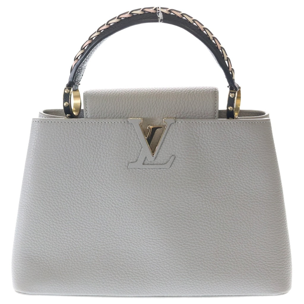 LOUIS VUITTON(ルイヴィトン) カプシーヌPM 2way ハンドバッグ ショルダーバッグ グレー トリヨンレザー M57029 ゴールド金具 レディース