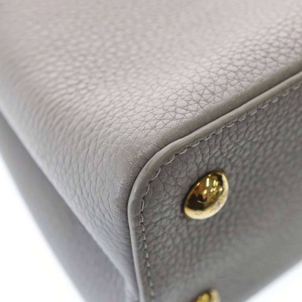 LOUIS VUITTON(ルイヴィトン) カプシーヌPM 2way ハンドバッグ ショルダーバッグ グレー トリヨンレザー M57029 ゴールド金具 レディース