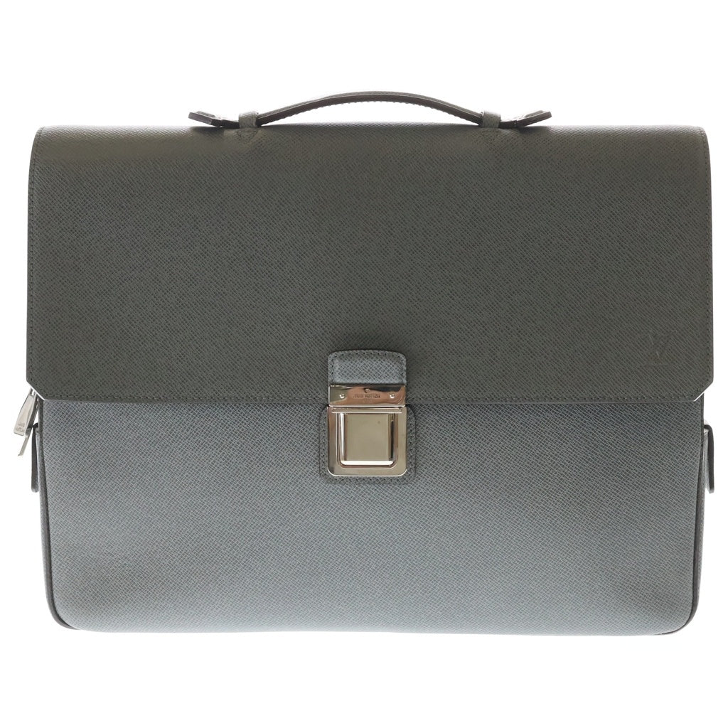 LOUIS VUITTON(ルイヴィトン) タイガ ヴァシリPM 2WAYバッグ ビジネスバッグ ハンドバッグ ショルダーバッグ グレー レザー M32641 シルバー金具