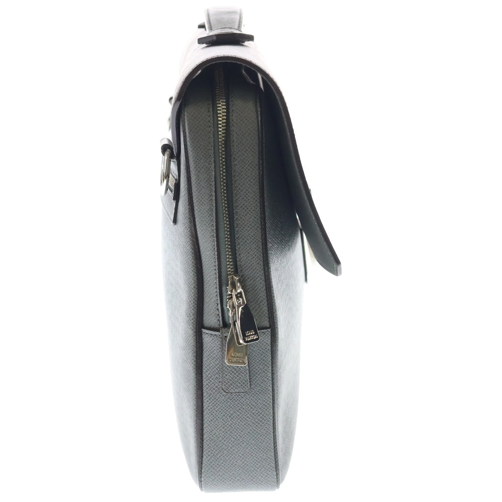 LOUIS VUITTON(ルイヴィトン) タイガ ヴァシリPM 2WAYバッグ ビジネスバッグ ハンドバッグ ショルダーバッグ グレー レザー M32641 シルバー金具