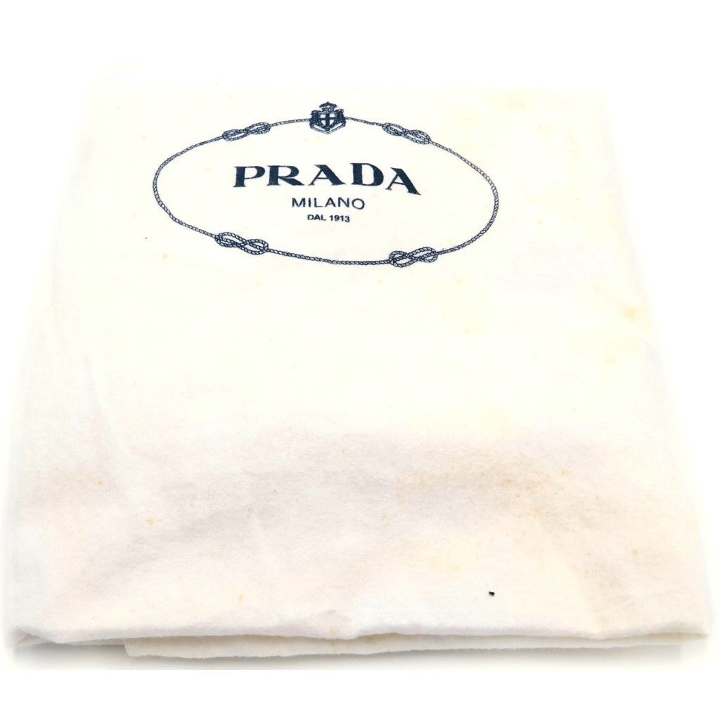 PRADA(プラダ) トライアングルロゴプレート テスート ナイロン リバーシブル 2WAY ハンド ショルダー バッグ ブラック/ネイビー BN1959 レディース