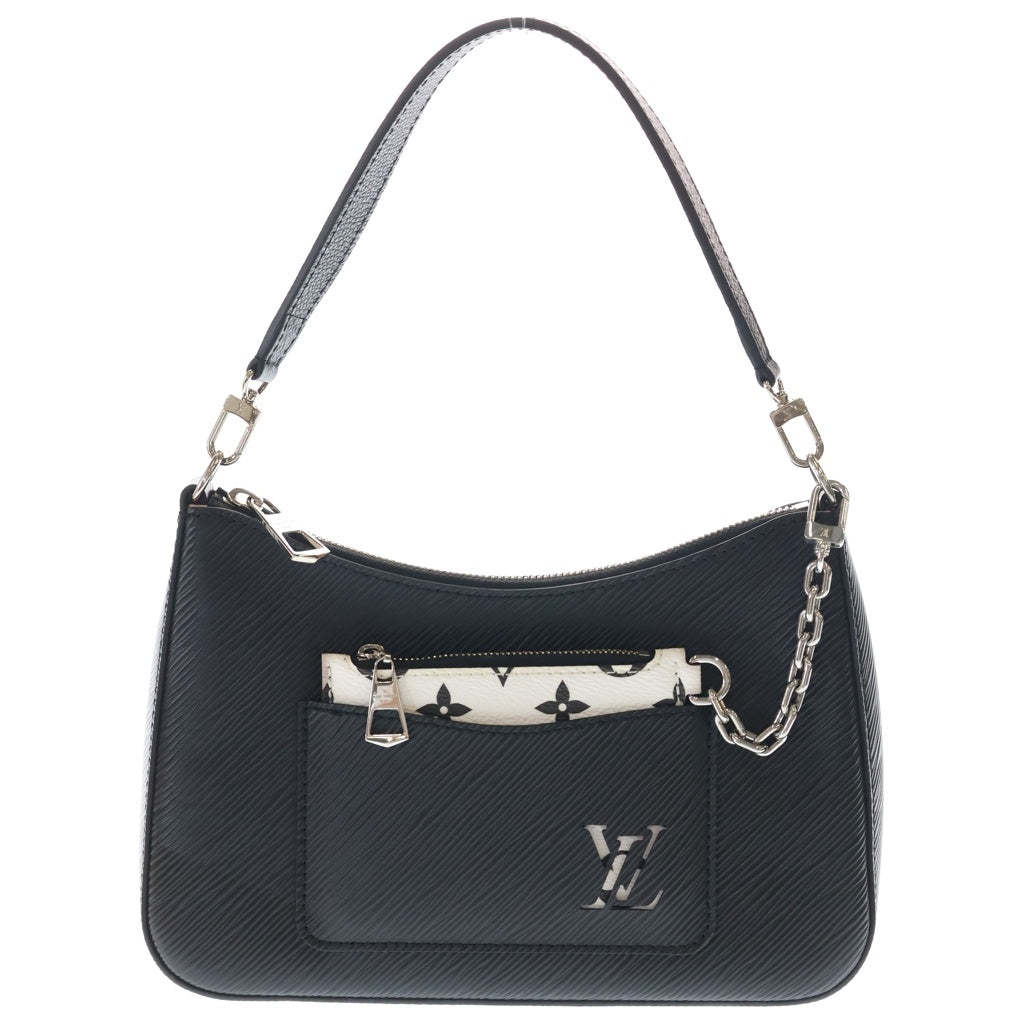 LOUIS VUITTON(ルイヴィトン) エピ マレル ショルダーバッグ ハンドバッグ 2WAYバッグ ブラック レザー M80689 シルバー金具 レディース