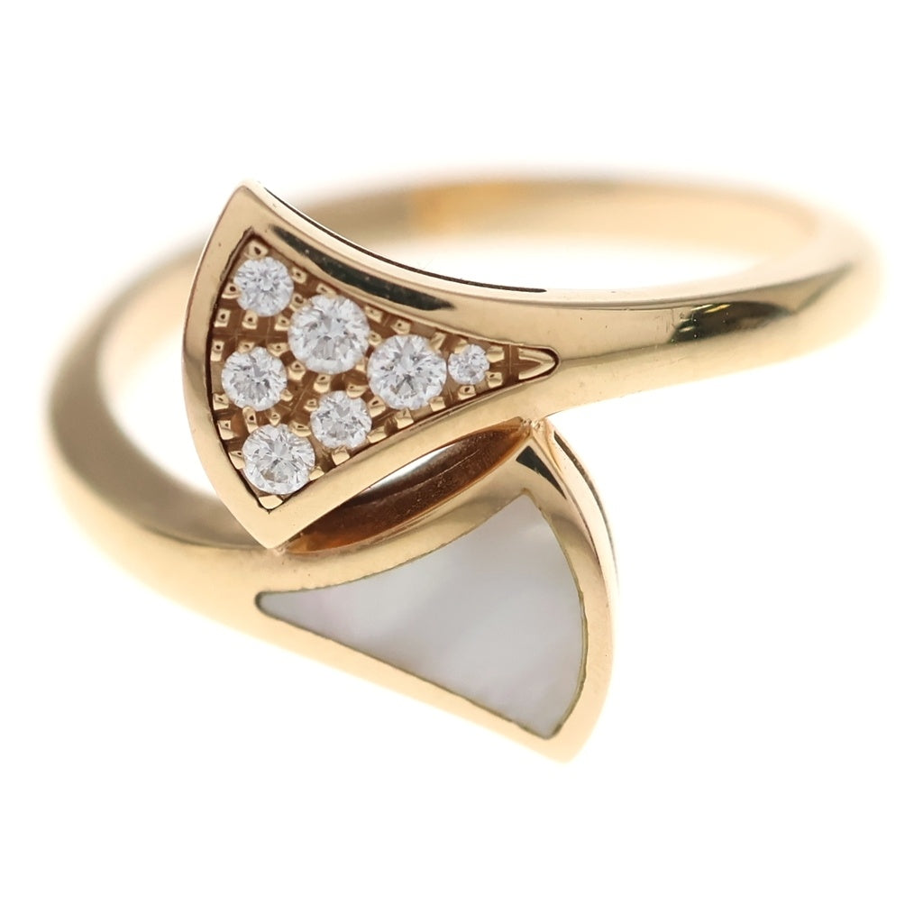 BVLGARI(ブルガリ) ディーヴァドリーム K18PG シェル マザーオブパール ダイヤ リング ピンクゴールド レディース
