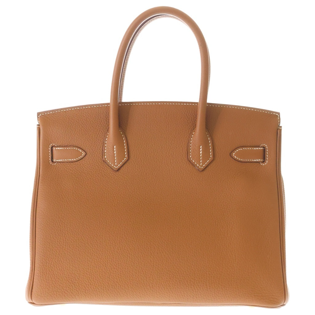 HERMES(エルメス) バーキン30 トゴ ゴールド金具 U刻印 ハンドバッグ ゴールド レディース