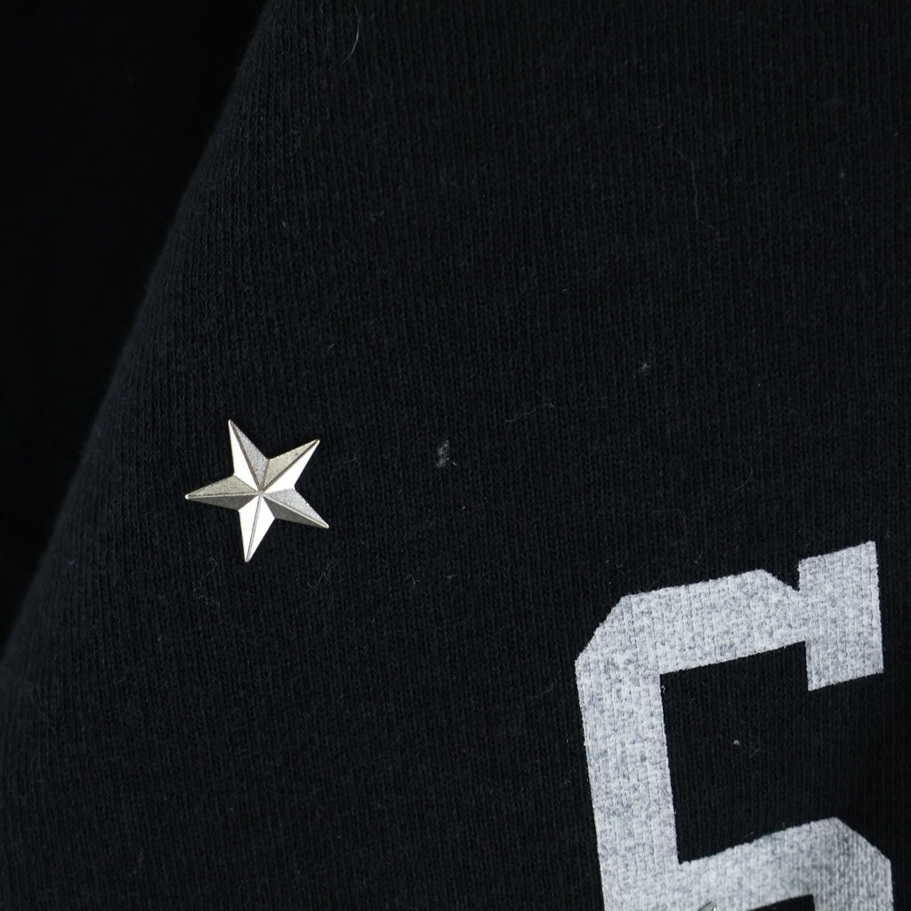 SUPREME(シュプリーム) Stars Studded Hooded Sweat スタースタッズ フーディー パーカー ブラック コットン XL