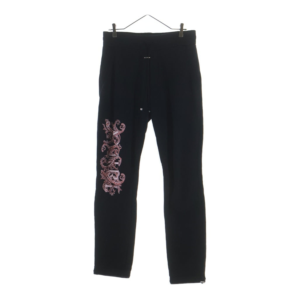 AMIRI(アミリ) フロントプリントスウェットパンツ ブラック #S