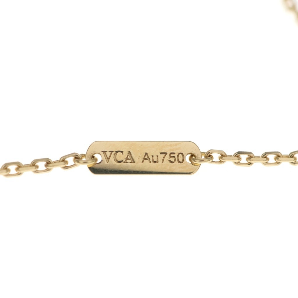 Van Cleef & Arpels(ヴァンクリーフアンドアーペル) ヴィンテージアルハンブラ マラカイト ネックレス Au750YG K18 イエローゴールド VCAR09VA00 レディース