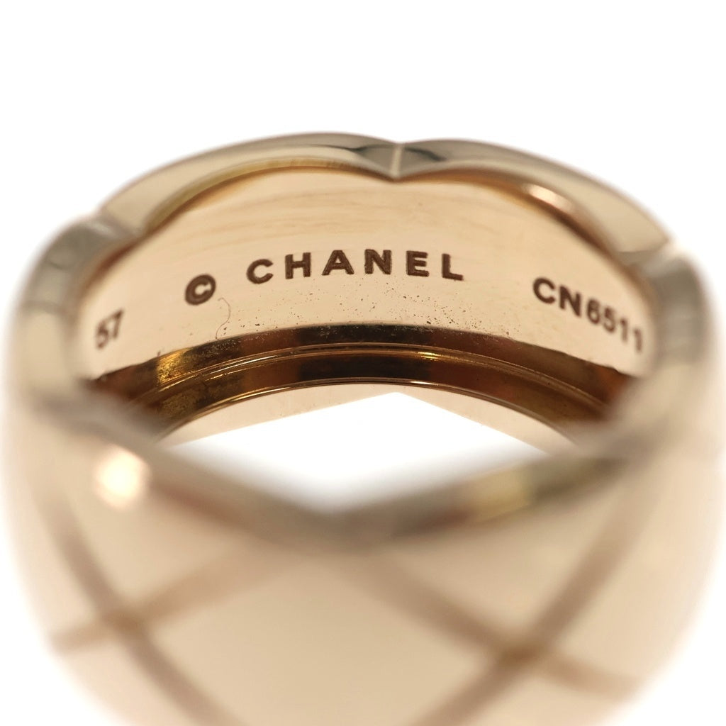 CHANEL(シャネル) ココクラッシュ ラージ Au750 K18PG リング #57 ピンクゴールド