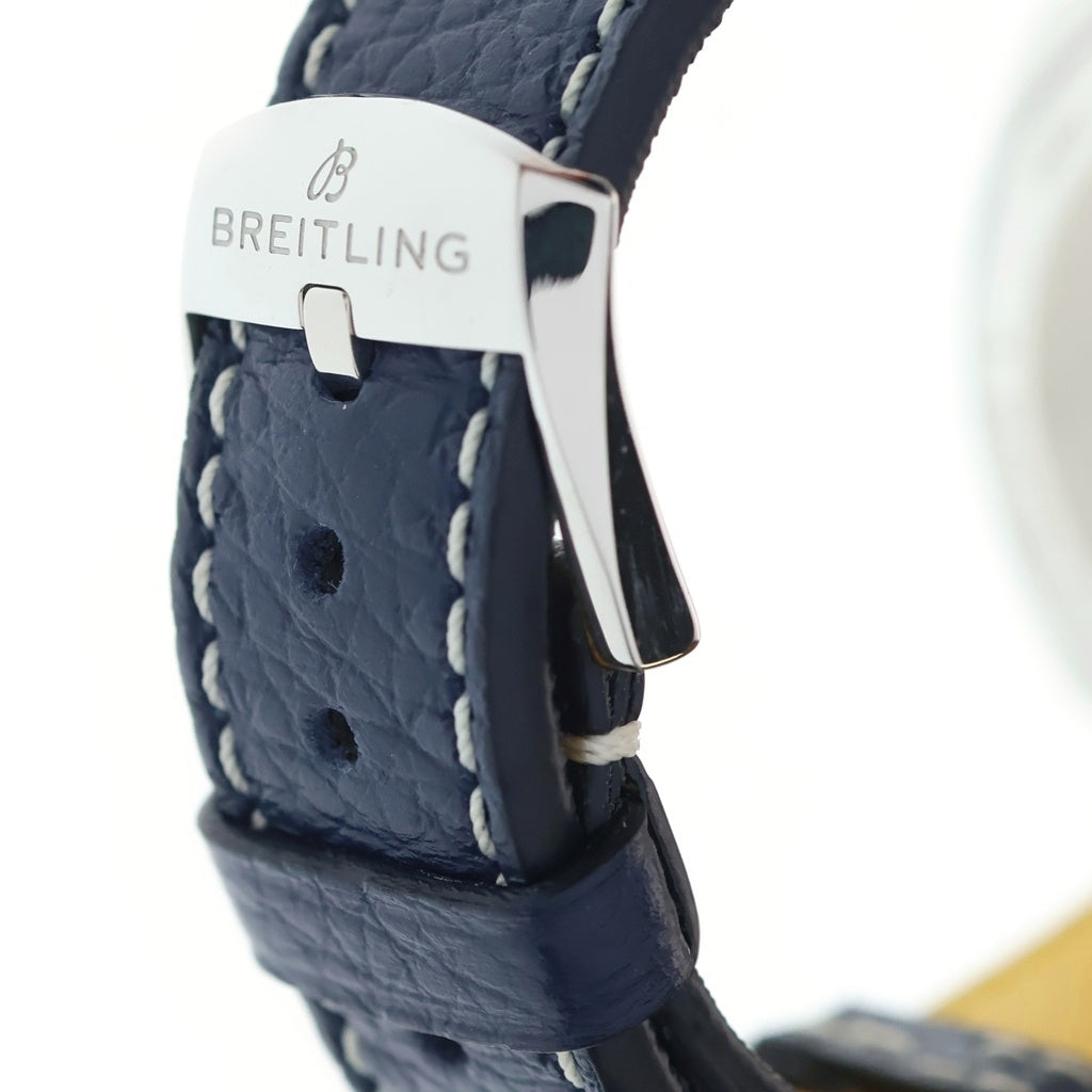 BREITLING(ブライトリング) トップタイム B01 レーシング マルティーニレーシング SS×革/AT ステンレス オートマ 自動巻き 腕時計 AB01772A1G1X1 AB0177 白/青文字盤 レディース