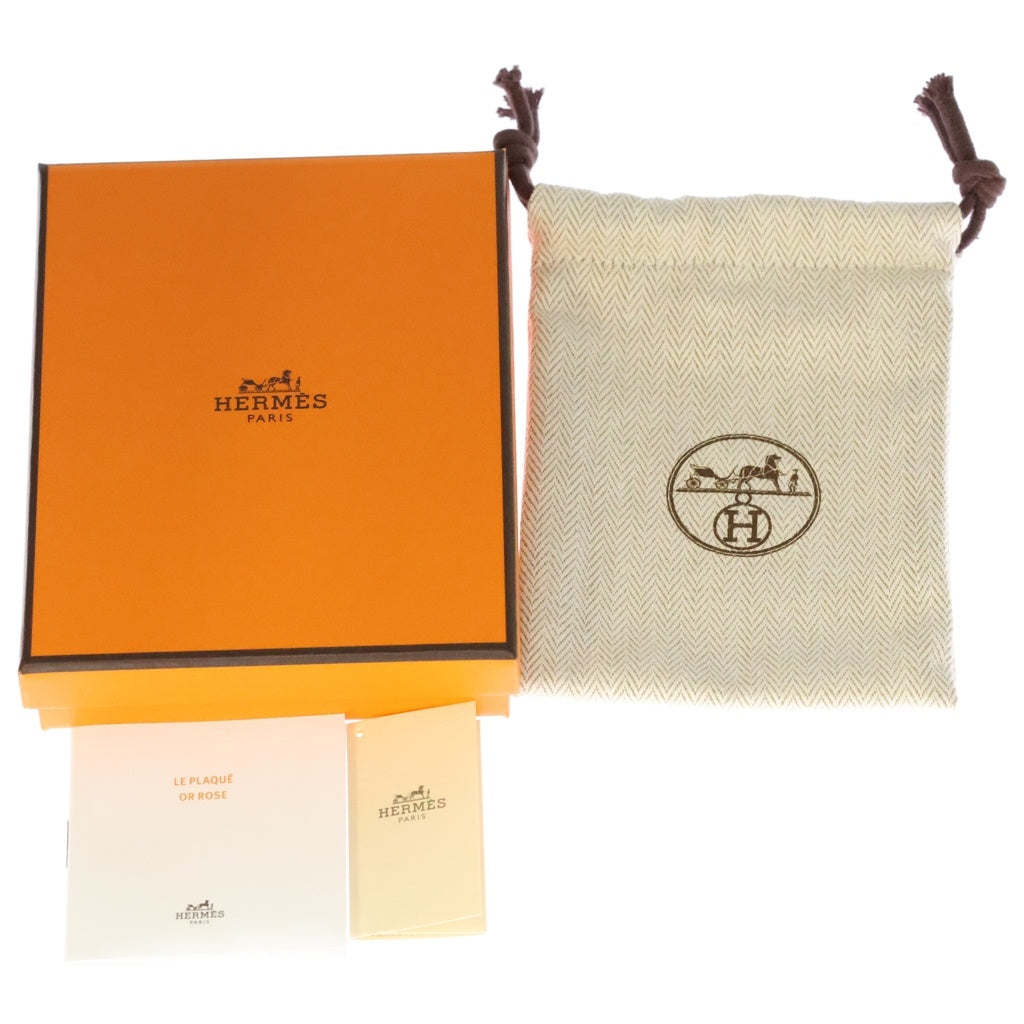 HERMES(エルメス) ポップアッシュH ミニ Hモチーフ GP ネックレス ブラック/ゴールド