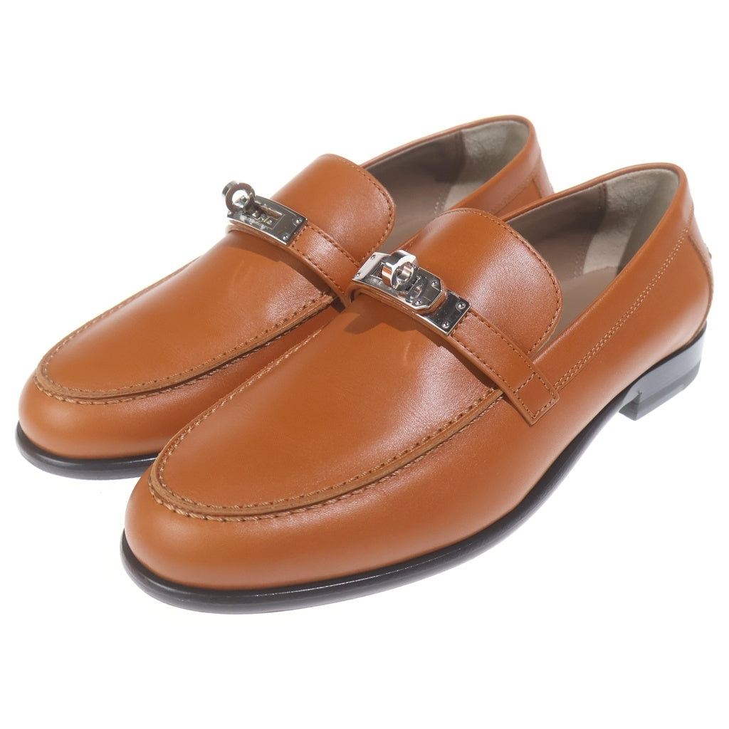 HERMES(エルメス) デスタン レザーローファー ブラウン #37 レディース