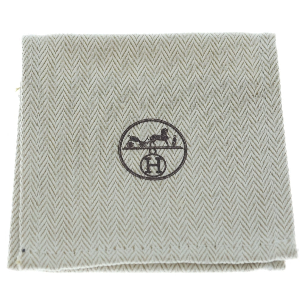 HERMES(エルメス) エクストラファン エナメル ゴールド金具 ブレスレット バングル ホワイト/ゴールド レディース