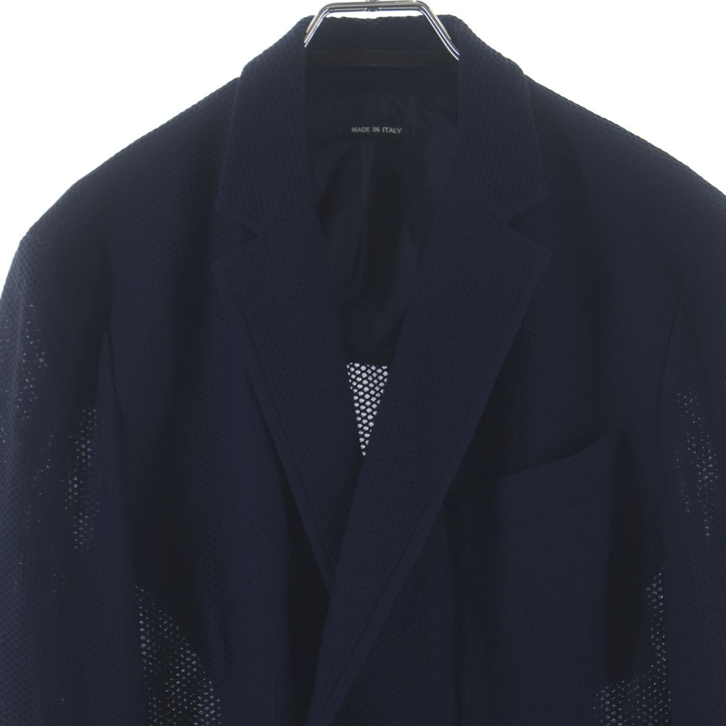 GIORGIO ARMANI(ジョルジオアルマーニ) テーラードジャケット ネイビー ポリミアド #46 NSG01W NS951