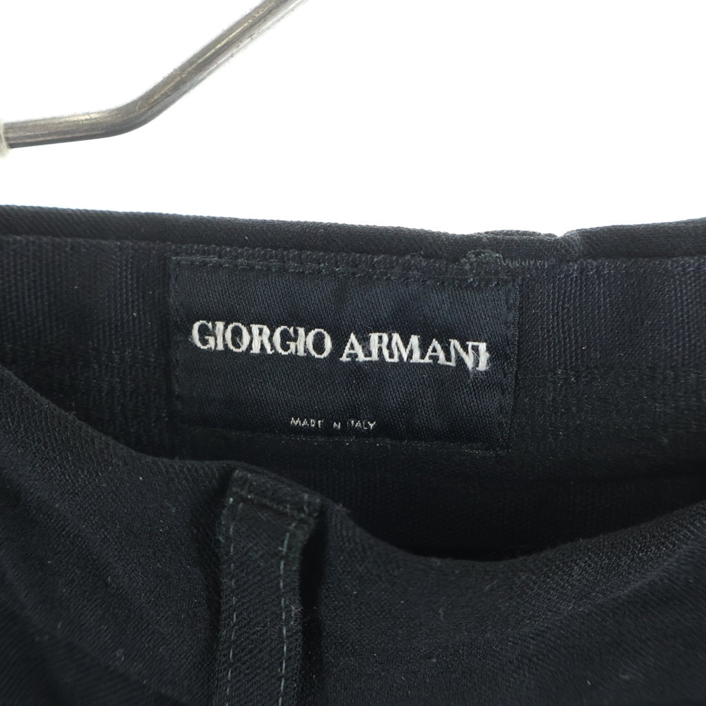 GIORGIO ARMANI(ジョルジオアルマーニ) スラックスパンツ ブラック