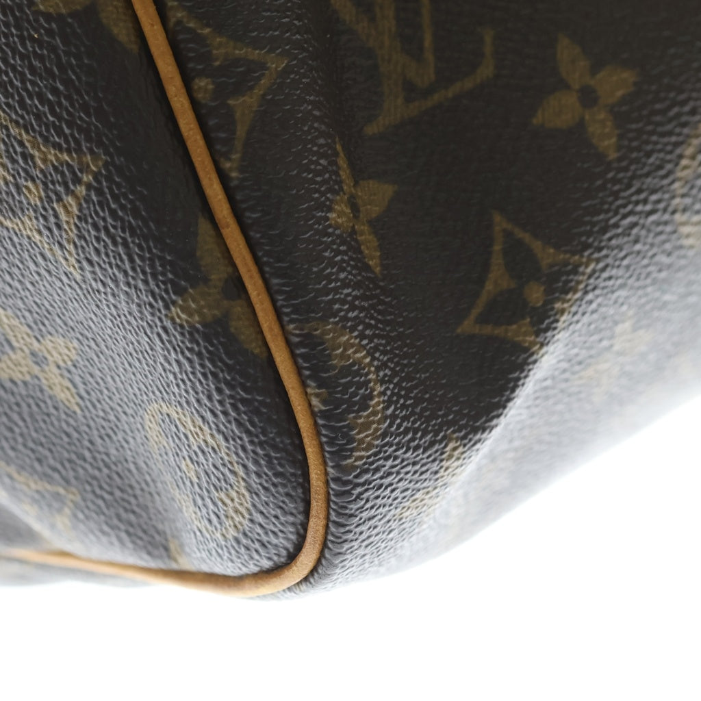 LOUIS VUITTON(ルイヴィトン) モノグラム スピーディ40 ハンドバッグ ボストンバッグ ブラウン レザー×PVC M41522 ゴールド金具 レディース
