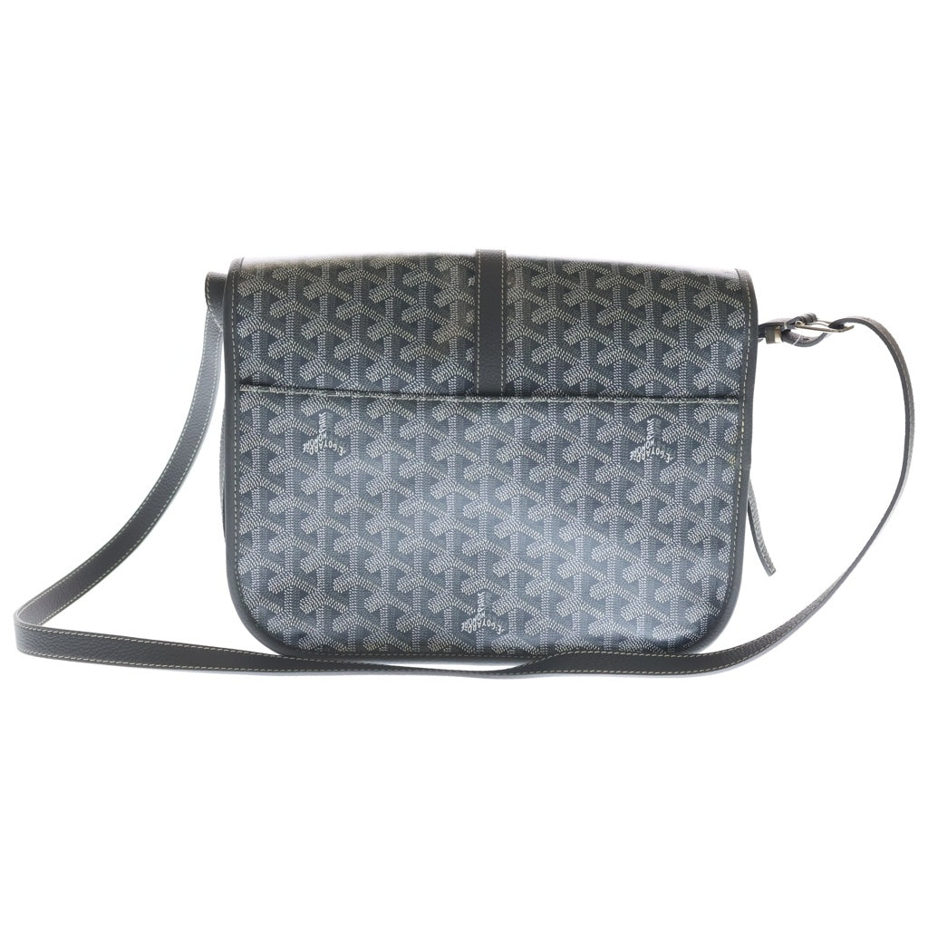 GOYARD(ゴヤール) ベルヴェデーレMM ショルダーバック グレー PVCレザー シルバー金具 レディース
