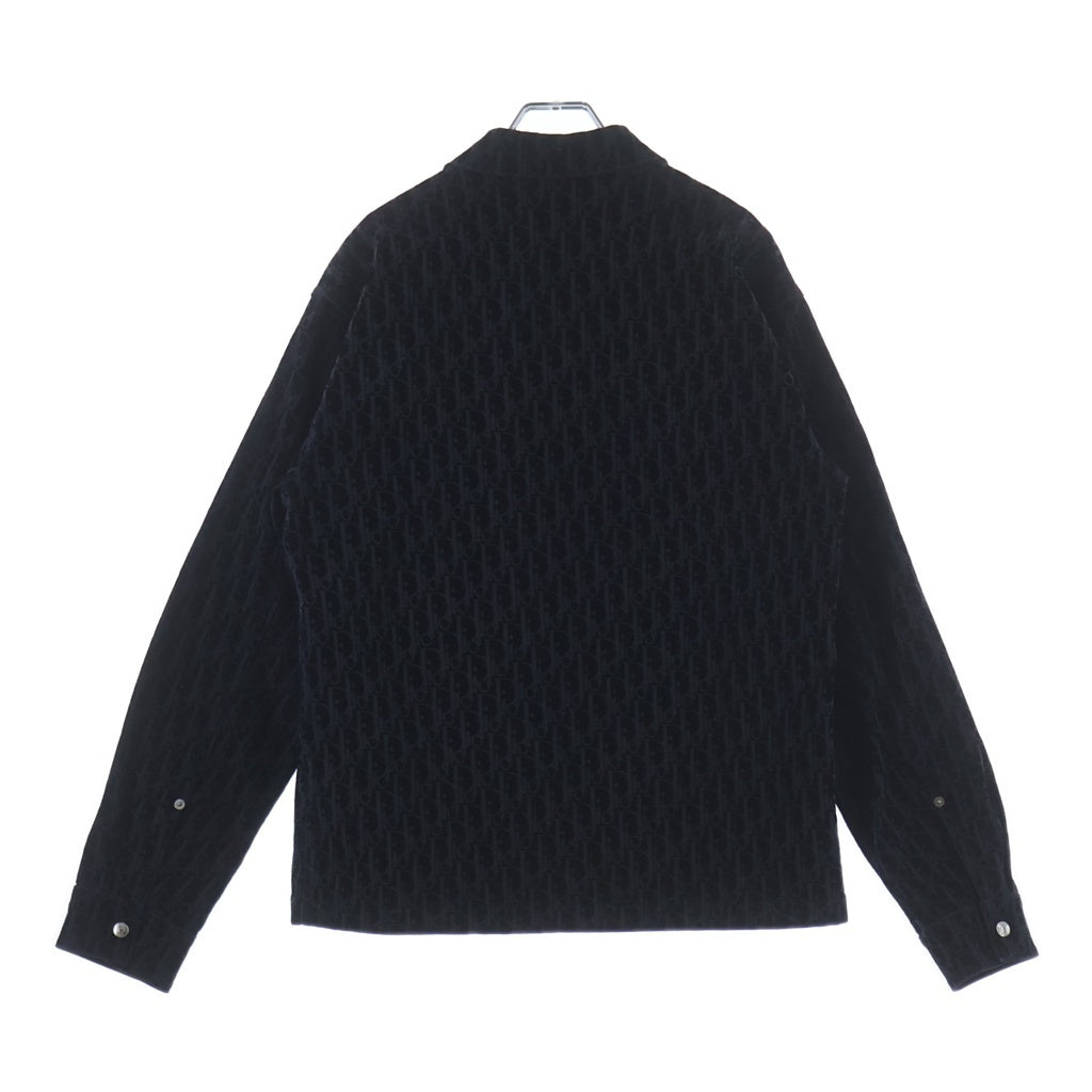DIOR(ディオール) オブリークオーバーデニムシャツ ジャケット ネイビー #44 033D490M321X