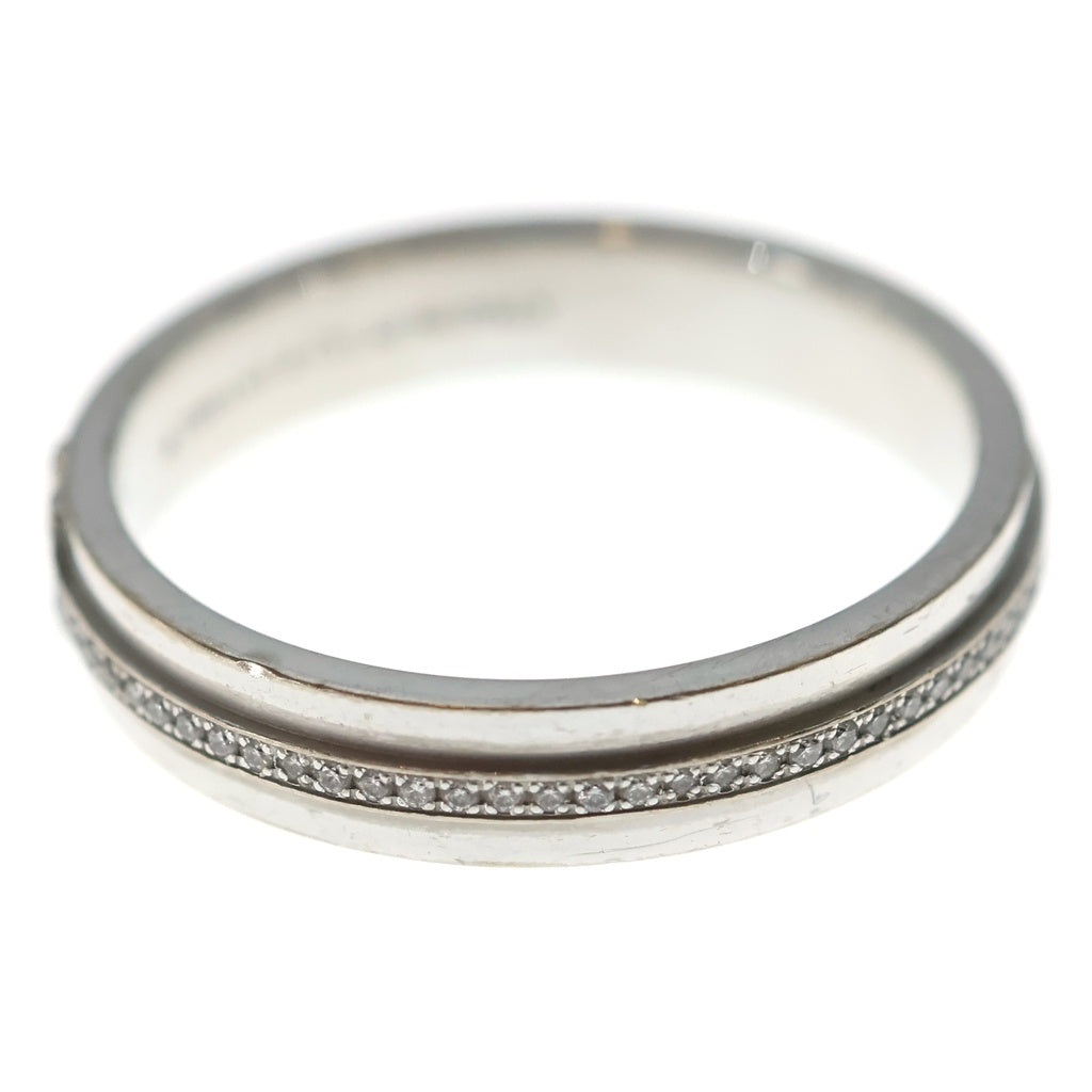 TIFFANY & Co.(ティファニー) Tナローダイヤリング シルバー AU750WG #62 レディース