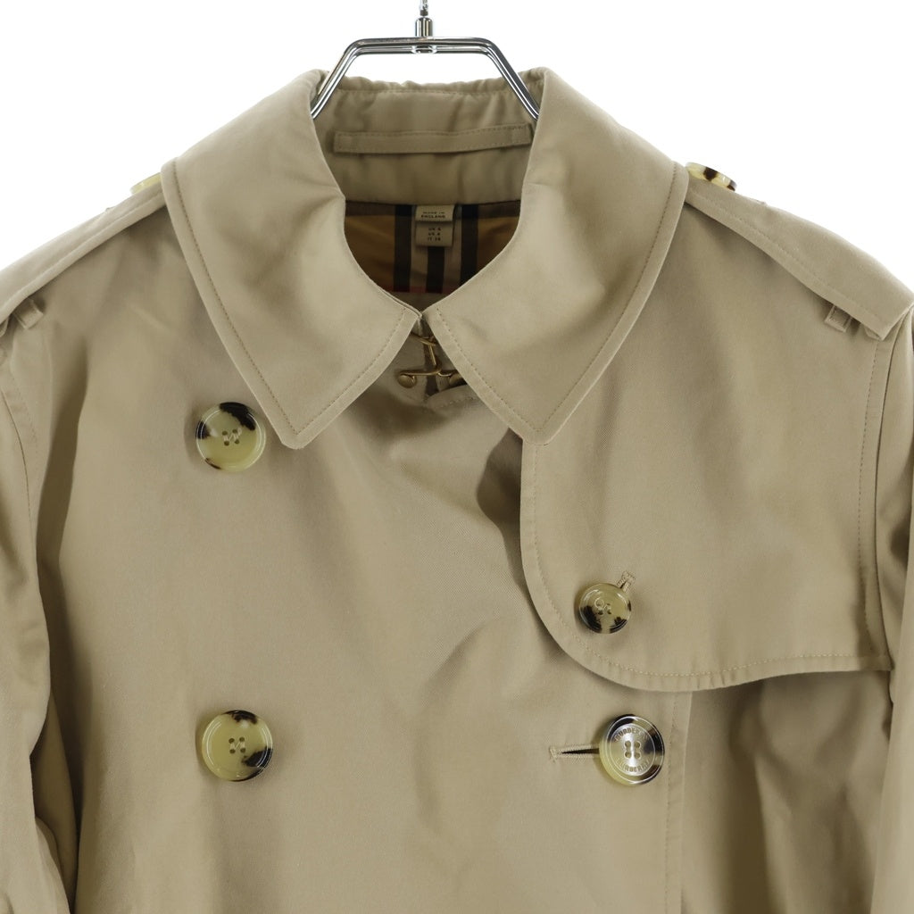 BURBERRY(バーバリー) KENSINGTON ケンジントン 裏地ノヴァチェック トレンチコート ロングコート ベージュ 8045774 レディース