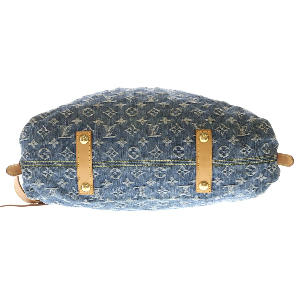 LOUIS VUITTON(ルイヴィトン) モノグラム ネオカビィーGM ハンド ショルダーバッグ 2WAY デニム ゴールド金具 ブルー M95350 レディース