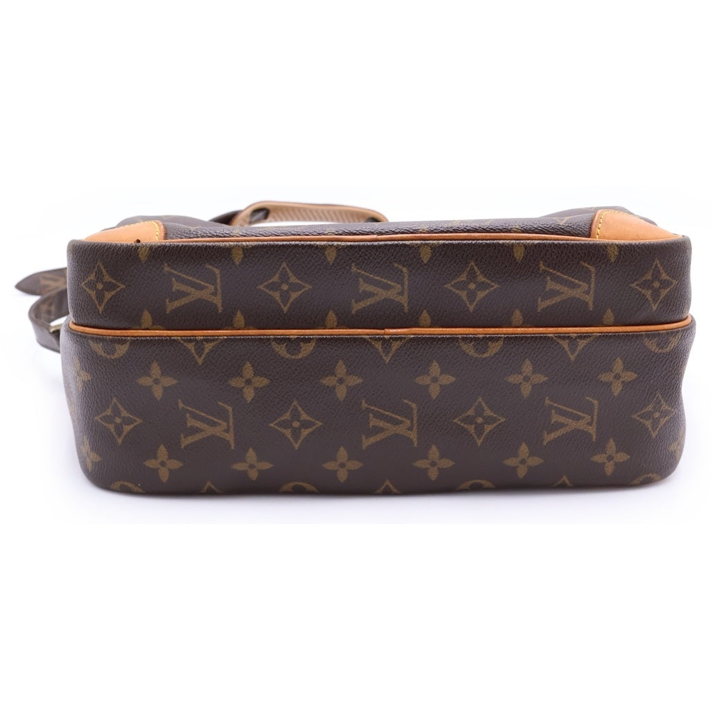 LOUIS VUITTON(ルイヴィトン) モノグラム ナイル PVC レザー ショルダーバッグ M45244 ブラウン