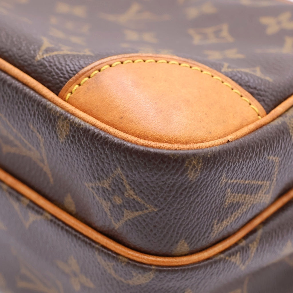 LOUIS VUITTON(ルイヴィトン) モノグラム ナイル PVC レザー ショルダーバッグ M45244 ブラウン