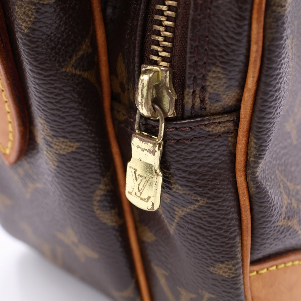 LOUIS VUITTON(ルイヴィトン) モノグラム ナイル PVC レザー ショルダーバッグ M45244 ブラウン