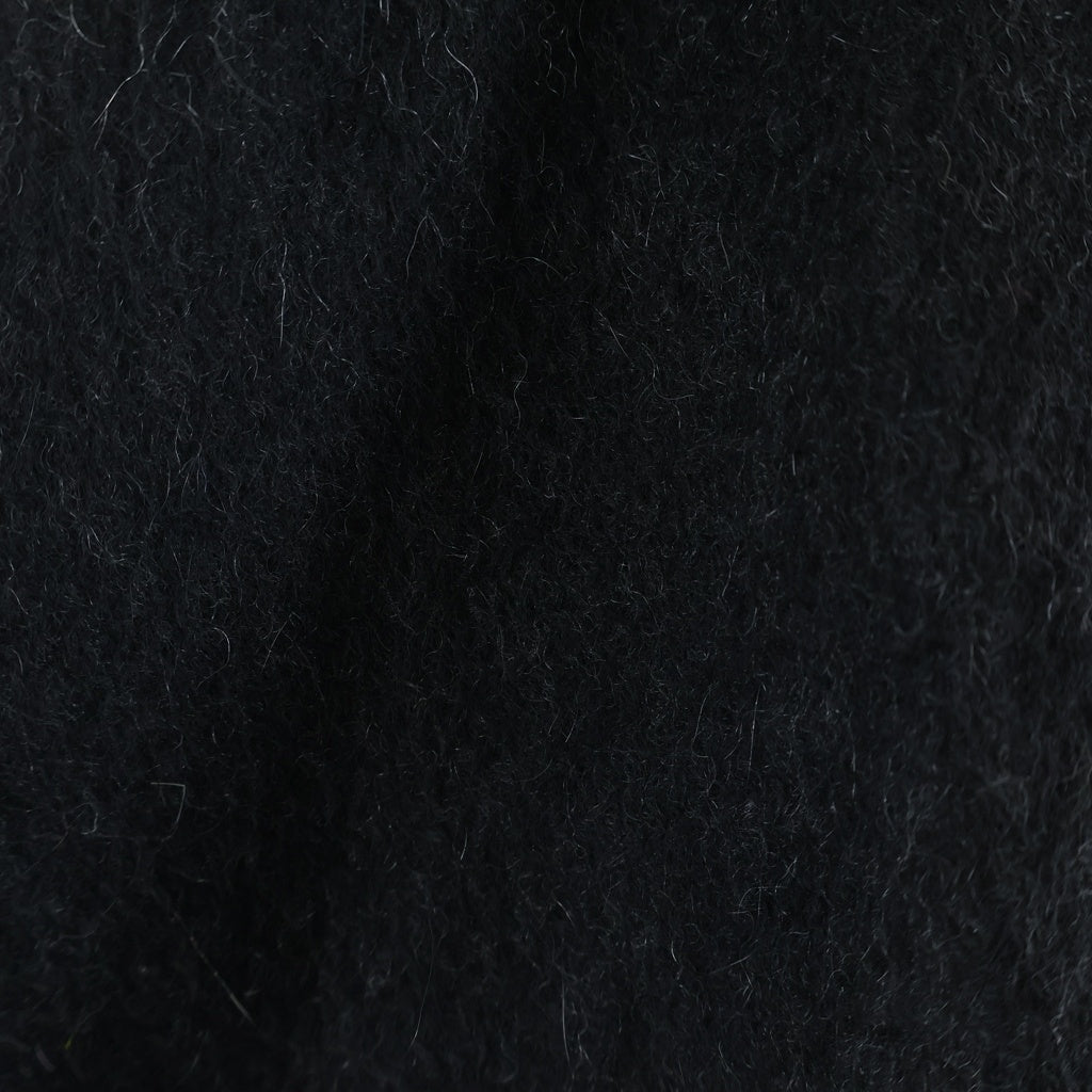 LANVIN(ランバン) Cape Coat ケープコート カシミヤ ファー ブラック レディース