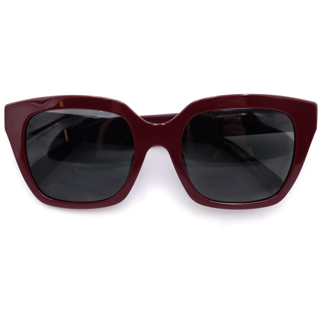CELINE(セリーヌ) サングラス ウェリントン スクエア カラーレンズ アイウェア メガネ 眼鏡 ボルドー CL40198F レディース