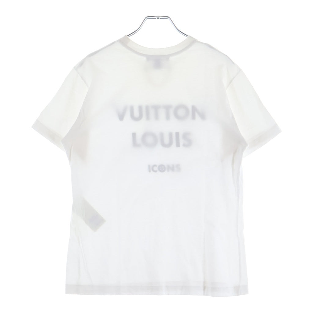 LOUIS VUITTON(ルイヴィトン) チェーン付き 半袖ロゴTシャツ カットソー ホワイト RW223W LCT FITS02 レディース