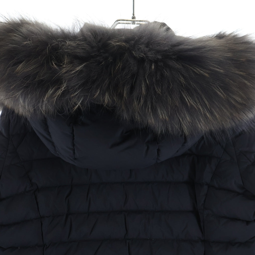 TATRAS(タトラス) 21AW VARENA DOWN JACKET ヴァレナ ダウンジャケット フード ファー ブラック LTKE21A4164-D レディース