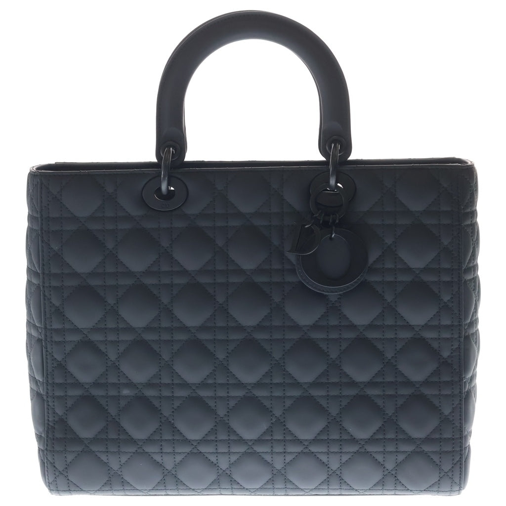 Christian Dior(クリスチャンディオール) レディディオール ラージ カナージュ レザー ブラック M0566SLOI レディース