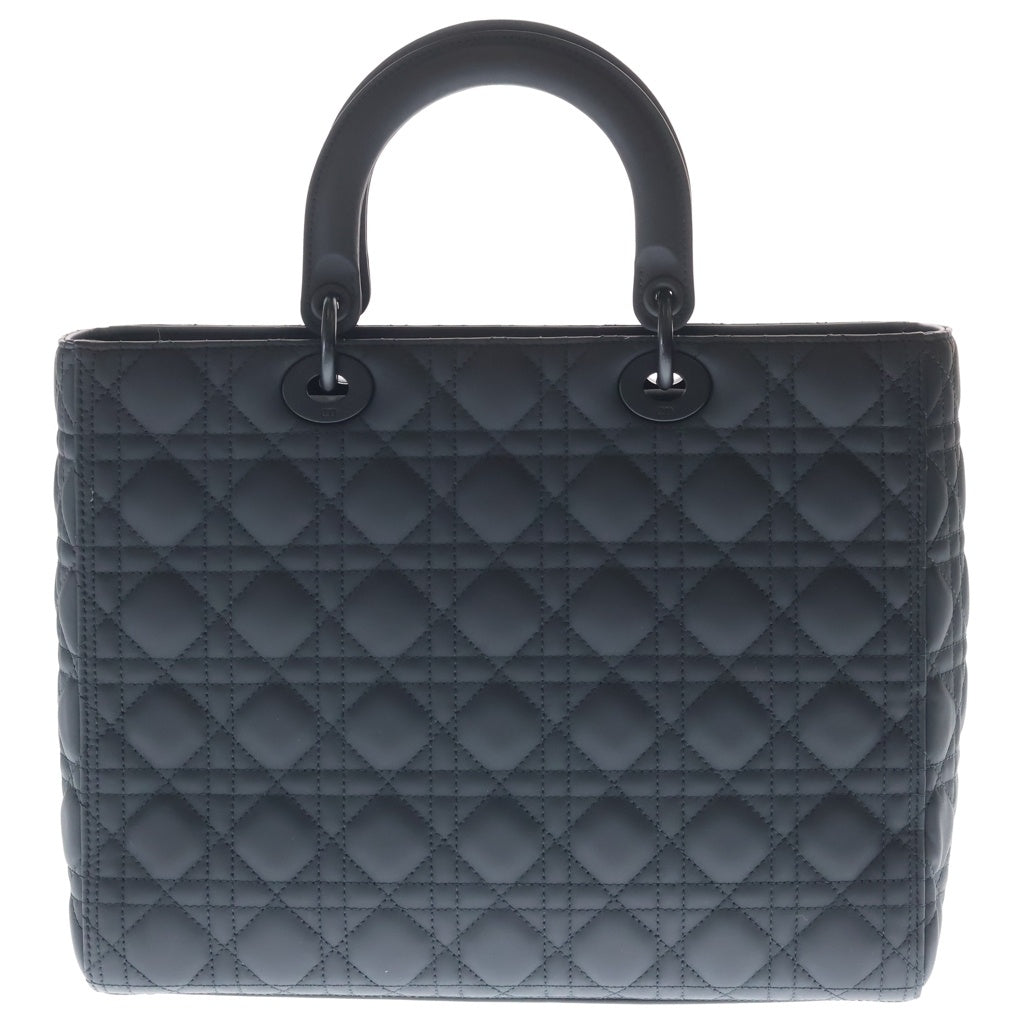 Christian Dior(クリスチャンディオール) レディディオール ラージ カナージュ レザー ブラック M0566SLOI レディース
