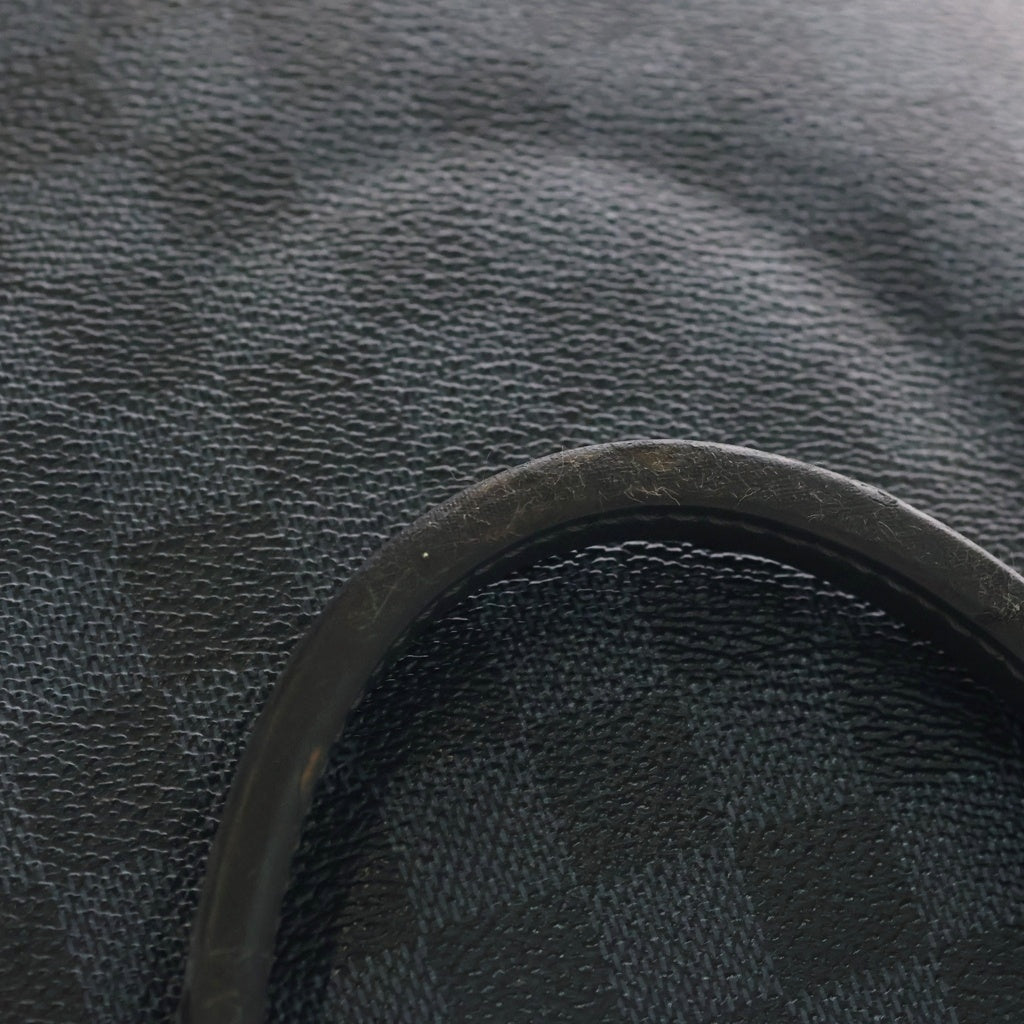 LOUIS VUITTON(ルイヴィトン) ダミエ コバルト カバ・ジュール ハンドバッグ トートバッグ ショルダーバッグ ネイビー レザー×PVC N42223 シルバー金具