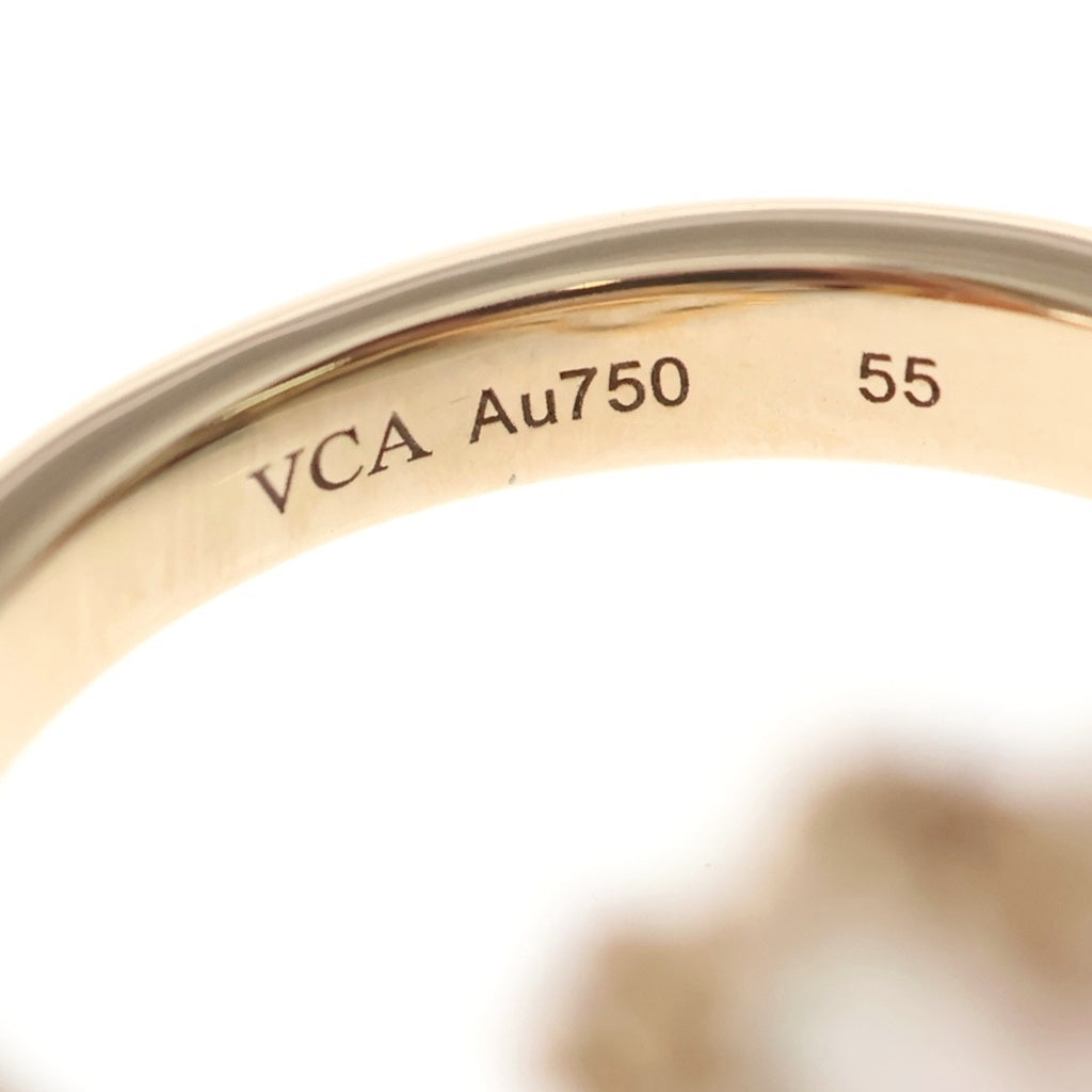 Van Cleef & Arpels(ヴァンクリーフアンドアーペル) ラッキー スプリング アントレ レ ドア リング カーネリアン/オニキス/マザーオブパール/リング 指輪 VCARP9X355 レディース