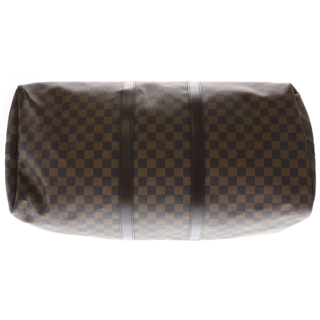 LOUIS VUITTON(ルイヴィトン) ダミエ キーポル バンドリエール55 ボストンバッグ ブラウン PVCレザー N41414 レディース